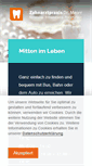 Mobile Screenshot of praxis-meier.de