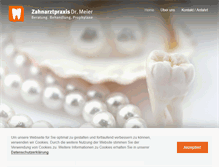 Tablet Screenshot of praxis-meier.de